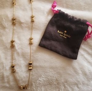 Kate Spade Gold Bow Necklace